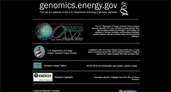 Desktop Screenshot of genomics.energy.gov