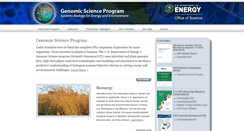 Desktop Screenshot of genomicsgtl.energy.gov