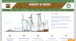 Desktop Screenshot of energy.go.ke