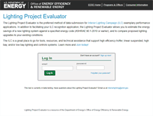 Tablet Screenshot of lightingsolutions.energy.gov