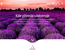 Tablet Screenshot of energy.cz