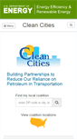 Mobile Screenshot of cleancities.energy.gov